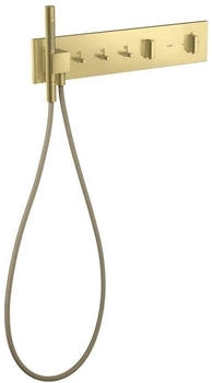 Axor ShowerComposition Thermostatmodul 540/110 Unterputz f&uuml;r 3 Funktionen brushed brass (12572950)