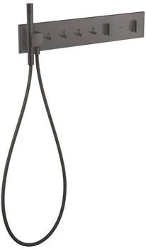 Axor ShowerComposition Thermostatmodul 610/110 Unterputz für 4 Funktionen brushed black chrome (12573340)