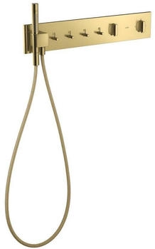 Axor ShowerComposition Thermostatmodul 610/110 Unterputz für 4 Funktionen polished gold optic (12573990)