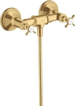 Axor Montreux 2-Griff-Brausearmatur brushed gold optic (16560250)