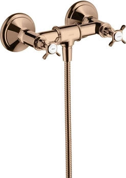 Axor Montreux 2-Griff-Brausearmatur polished red gold (16560300)