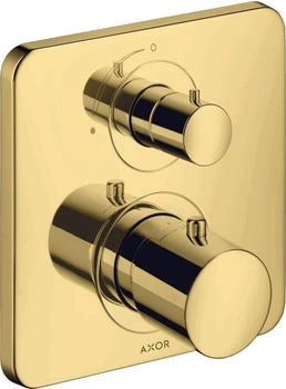 Axor Citterio M Thermostat Unterputz mit Abstellventil polished gold optic (34705990)
