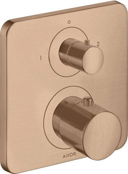 Axor Citterio M Thermostat Unterputz mit Ab- und Umstellventil brushed red gold (34725310)