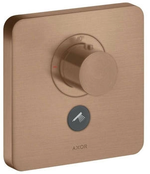 Axor Urquiola ShowerSelect Thermostat Highflow Unterputz f&uuml;r 1 Verbraucher brushed red gold (36706310)