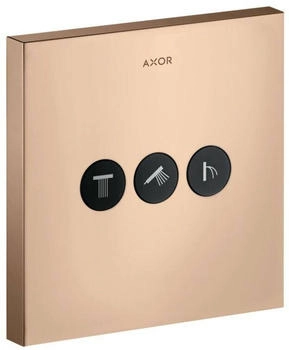 Axor ShowerSelect Square Ventil Unterputz f&uuml;r 3 Verbraucher (36717___)