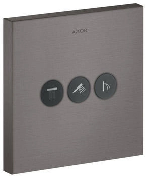 Axor ShowerSelect Square Ventil Unterputz f&uuml;r 3 Verbraucher brushed black chrome (36717340)