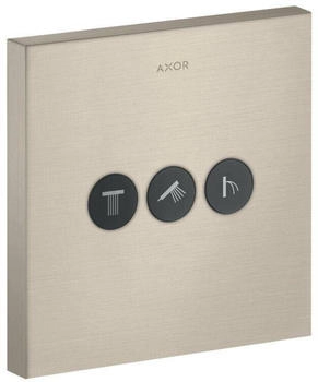 Axor ShowerSelect Square Ventil Unterputz f&uuml;r 3 Verbraucher brushed nickel (36717820)