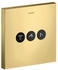 Axor ShowerSelect Square Ventil Unterputz für 3 Verbraucher (36717___)