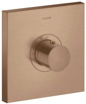 Axor ShowerSelect Square Thermostat Highflow Unterputz brushed red gold (36718310)