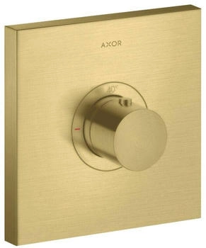 Axor ShowerSelect Square Thermostat Highflow Unterputz brushed brass (36718950)