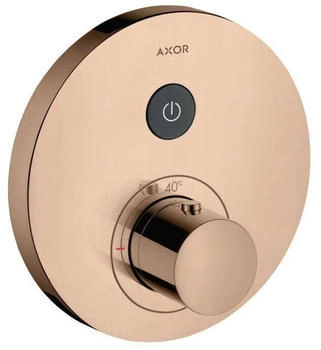 Axor ShowerSelect Round Thermostat Unterputz f&uuml;r 1 Verbraucher polished red gold (36722300)