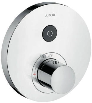 Axor ShowerSelect Round Thermostat Unterputz f&uuml;r 1 Verbraucher edelstahl (36722800)