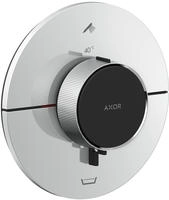 AXOR ShowerSelect ID Thermostat Unterputz rund f&uuml;r 2 Funktionen mit integrierter