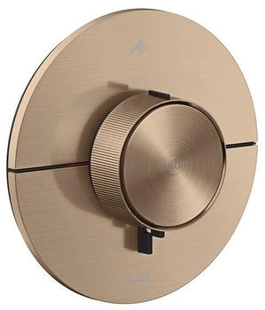 Axor ShowerSelect ID Thermostat f&uuml;r 2 Verbraucher brushed red gold (36751310)