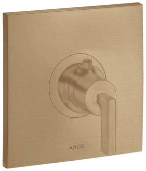 Axor Citterio Thermostat 59l/min Highflow Unterputz mit Hebelgriff brushed bronze (39711140)