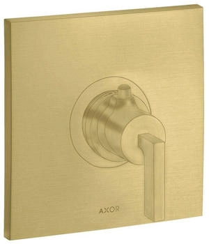 Axor Citterio Thermostat 59l/min Highflow Unterputz mit Hebelgriff brushed brass (39711950)