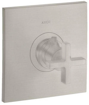 Axor Citterio Thermostat 59l/min Highflow Unterputz mit Kreuzgriff edelstahl (39716800)