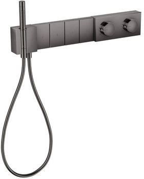 Axor Edge Thermostatmodul Select 610/100 Unterputz für 4 Verbraucher mit Diamantschliff polished black chrome (46721330)
