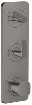 Axor Citterio C Thermostatmodul Cubic Cut polished black chrome (49701330)