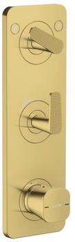 Axor Citterio C Thermostatmodul Cubic Cut polished gold optic (49701990)