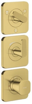 Axor Citterio C Thermostatmodul Cubic Cut polished gold optic (49711990)