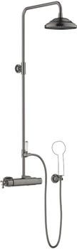 Dornbracht MADISON Showerpipe mit Brause- Thermostat ohne Handbrause brushed dark platinum (3445836099)