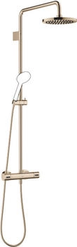 Dornbracht Showerpipe mit Brause-Thermostat Kopfbrause 220mm champagne (3445997947)