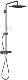 Dornbracht Showerpipe mit Brause-Thermostat schwarz matt (3445998033)