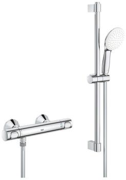 GROHE Grohtherm 500 Thermostat-Brausebatterie mit Brausegarnitur chrom (34796001)