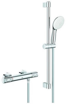 GROHE Grohtherm 1000 Thermostat-Brausebatterie mit Brausegarnitur chrom (34834001)
