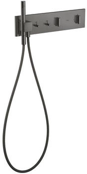 Axor ShowerComposition Thermostatmodul 470/110 Unterputz f&uuml;r 2 Funktionen polished black chrome (12571330)