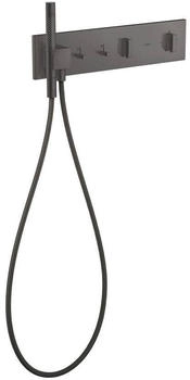 Axor ShowerComposition Thermostatmodul 470/110 Unterputz f&uuml;r 2 Funktionen brushed black chrome (12571340)