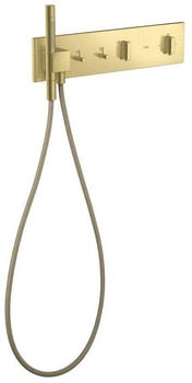 Axor ShowerComposition Thermostatmodul 470/110 Unterputz f&uuml;r 2 Funktionen brushed brass (12571950)