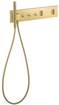 Axor ShowerComposition Thermostatmodul 540/110 Unterputz f&uuml;r 3 Funktionen brushed gold optic (12572250)