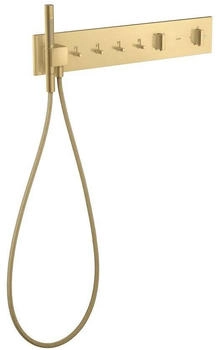 Axor ShowerComposition Thermostatmodul 610/110 Unterputz für 4 Funktionen brushed gold optic (12573250)