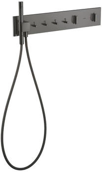 Axor ShowerComposition Thermostatmodul 610/110 Unterputz für 4 Funktionen polished black chrome (12573330)