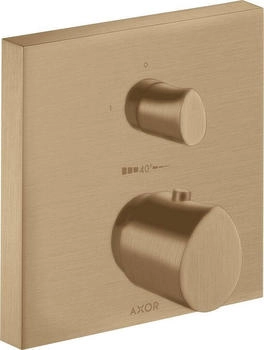 Axor Starck Organic Thermostat Unterputz mit Abstellventil brushed bronze (12715140)