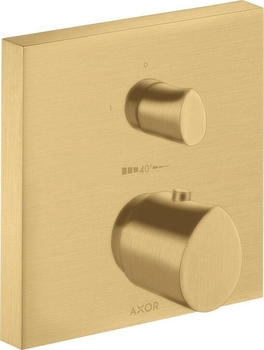 Axor Starck Organic Thermostat Unterputz mit Abstellventil brushed gold optic (12715250)