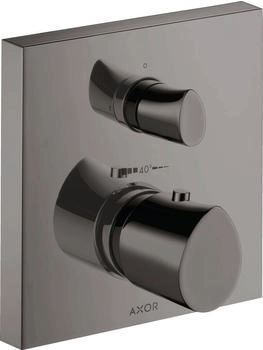 Axor Starck Organic Thermostat Unterputz mit Abstellventil polished black chrome (12715330)