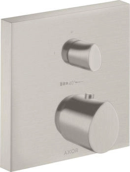 Axor Starck Organic Thermostat Unterputz mit Abstellventil edelstahl (12715800)