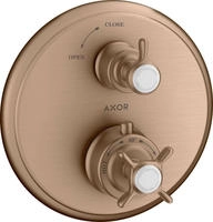 AXOR Montreux Thermostatbatterie UP mit Keramik Absperrventil, Badarmaturen,