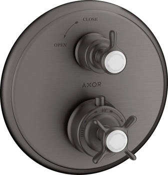 Axor Montreux Thermostat Unterputz brushed black chrome (16800340)