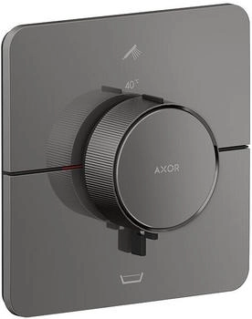 Axor ShowerSelect ID Thermostat f&uuml;r 2 Verbraucher polished black chrome (36755330)