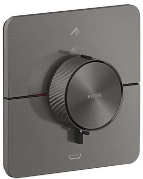 Axor ShowerSelect ID Thermostat f&uuml;r 2 Verbraucher brushed black chrome (36755340)