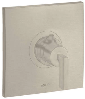 Axor Citterio Thermostat 59l/min Highflow Unterputz mit Hebelgriff brushed nickel (39711820)