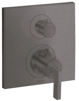 Axor Citterio Thermostat Unterputz mit Ab- und Umstellventil und Hebelgriff brushed black chrome (39720340)