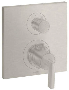 Axor Citterio Thermostat Unterputz mit Ab- und Umstellventil und Hebelgriff edelstahl (39720800)