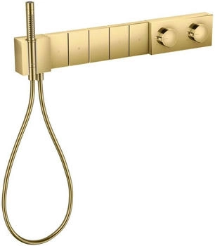 Axor Edge Thermostatmodul Select 680/100 Unterputz für 5 Verbraucher mit Diamantschliff polished gold optic (46731990)