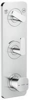 AXOR Citterio C Unterputz Thermostatmodul 380/120 mit Platte, f&uuml;r 2 Funktionen,