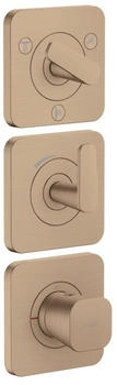 Axor Citterio C Thermostatmodul brushed red gold (49710310)